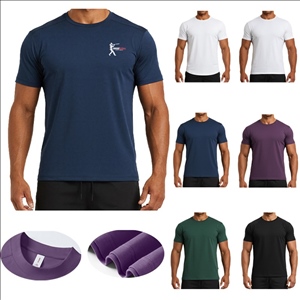 Men's Short Sleeve Crew Neck Fit T-Shirt